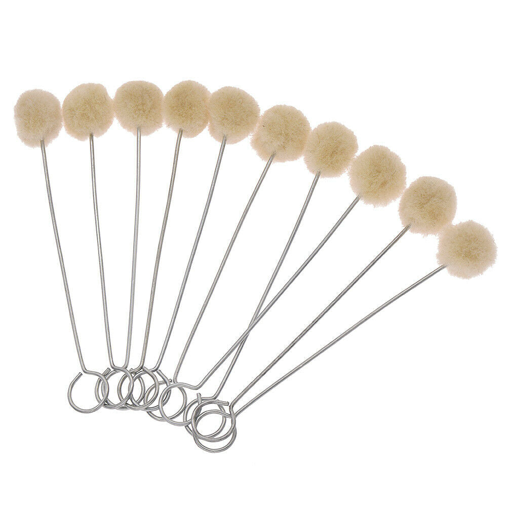 100pcs DIY Leather Craft Wool Leather Dye Dauber & Finish Applicator Kits Tool