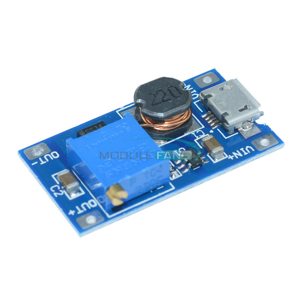 10PCS Adjustable DC-DC Booster Step-up Module 2/24V to 5/9/12/28V Replace XL6009