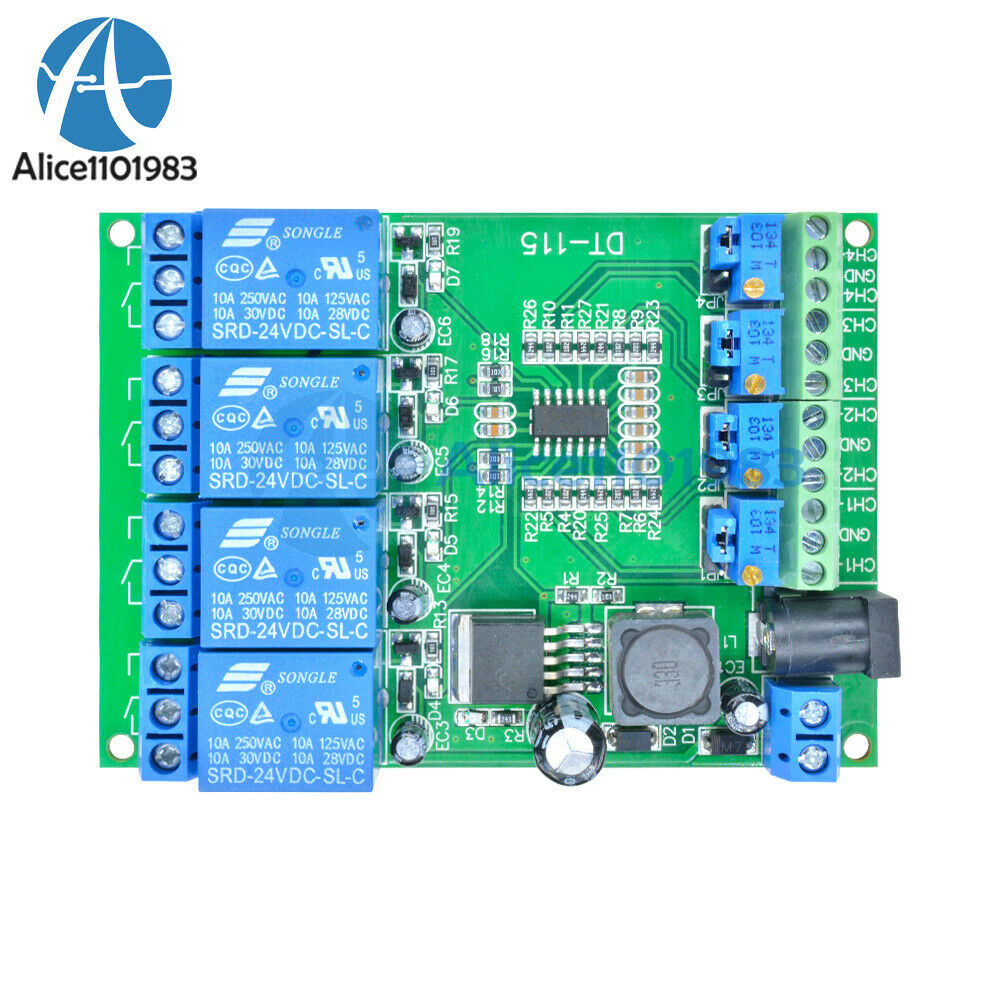 DC 24V 4-Channel Voltage LM393 Comparator Comparison Stable Module 150mA