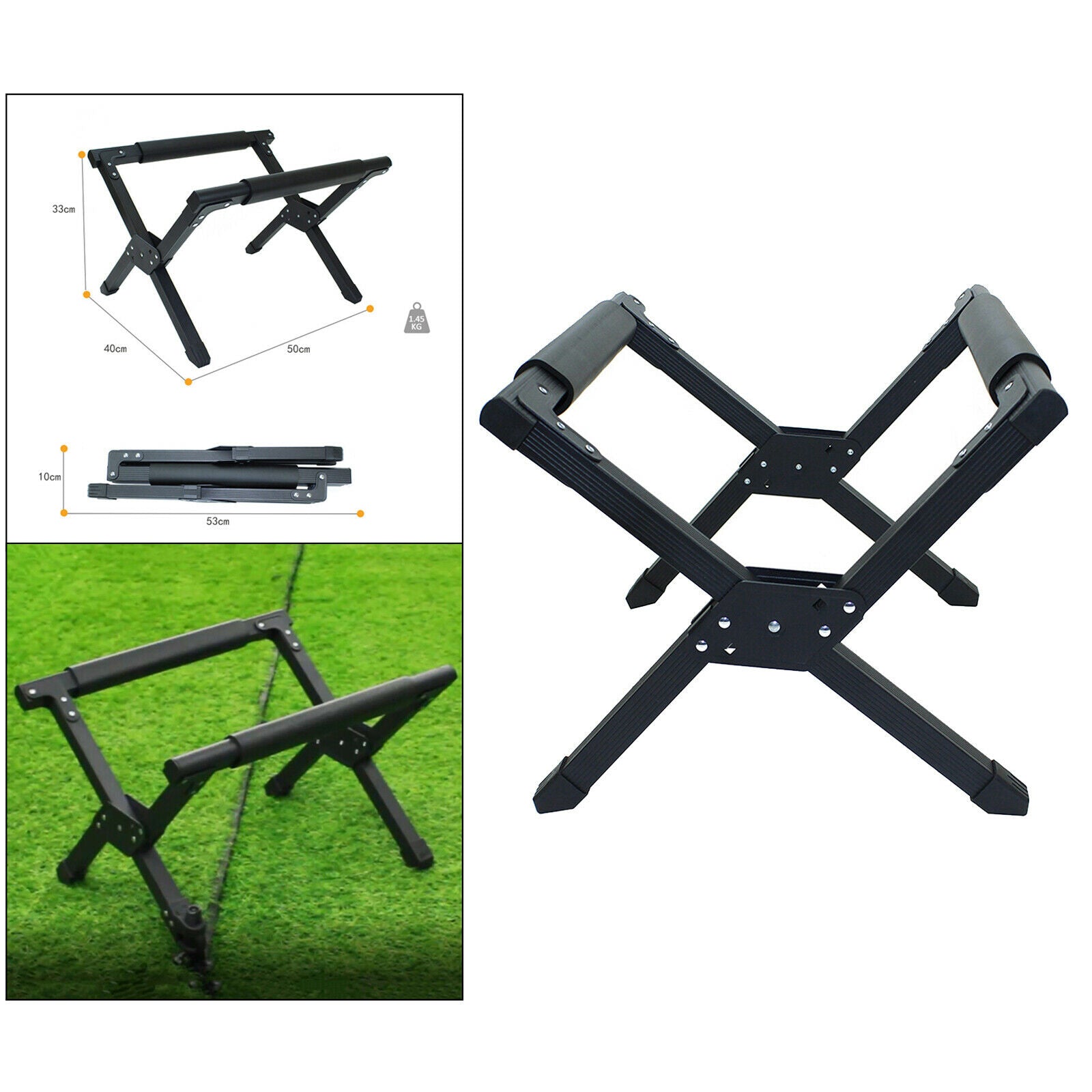 Outdoor Cooler Box Stand Portable Ice Box Stander BBQ Holder Rack Shelf