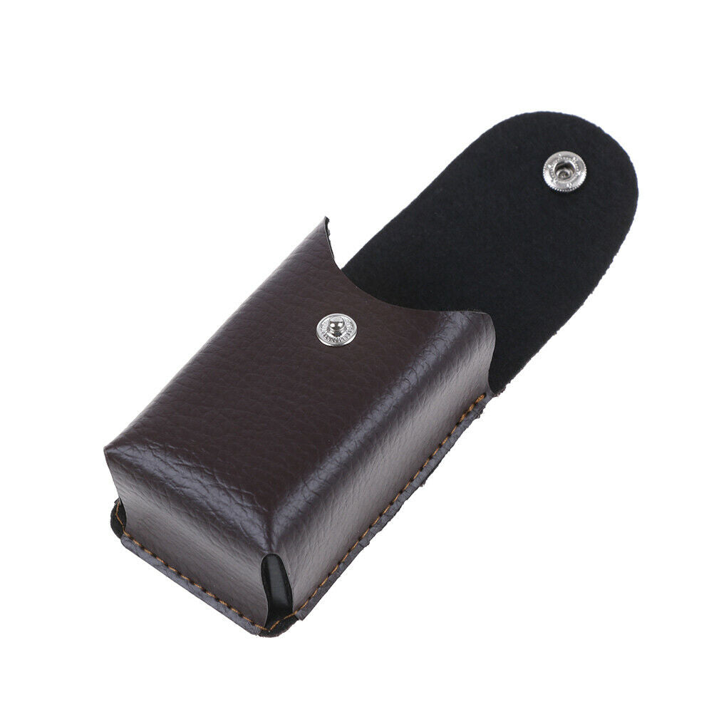 Faux Leather Press Buckle Folding Eyeglasses Case Glasses Box Presbyopic .l8