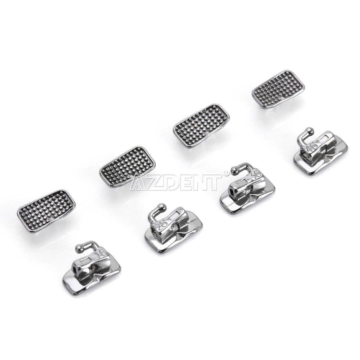 200 Pcs Dental Orthodontic Buccal Tube Non-conv Roth 022 1st Molar Bondable MIM