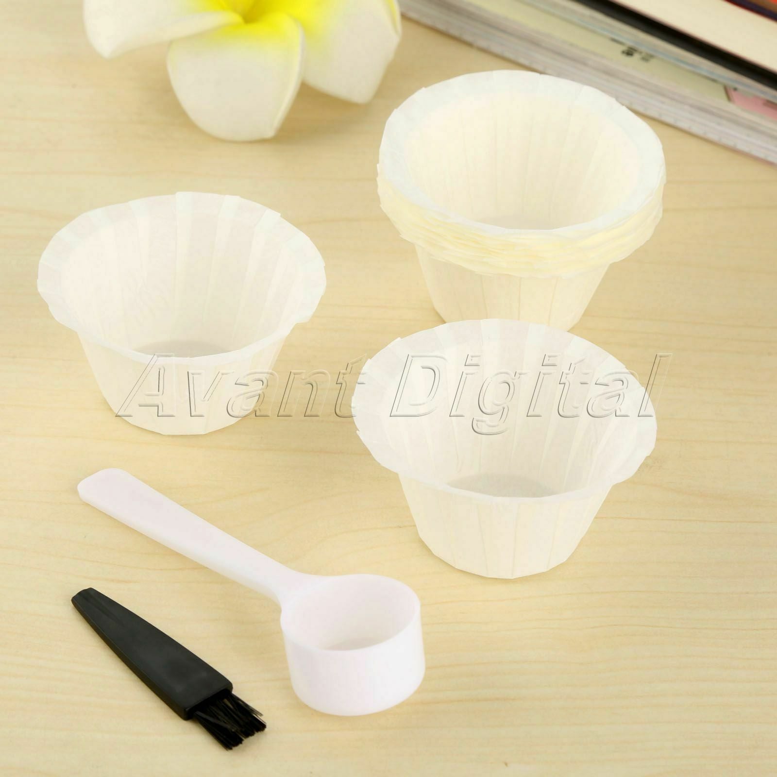 Disposable Coffee Paper Filters Cup For K Carafe Keurig K-Cup 2.0 100x i Cafilas