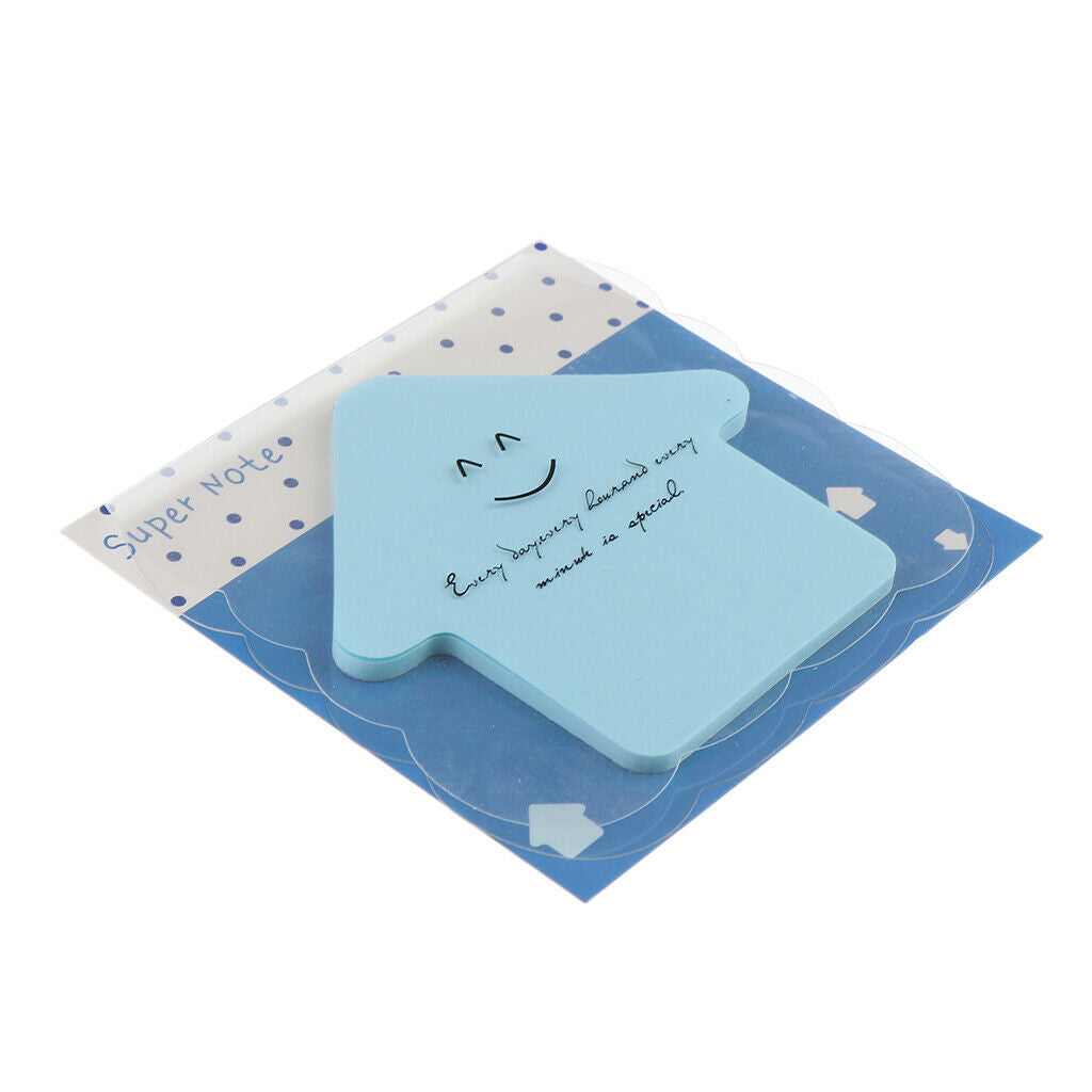 1Pcs Sticky Marker Pads Office Supplies Blue Self-Adhesive Stick Notes Memo Pads