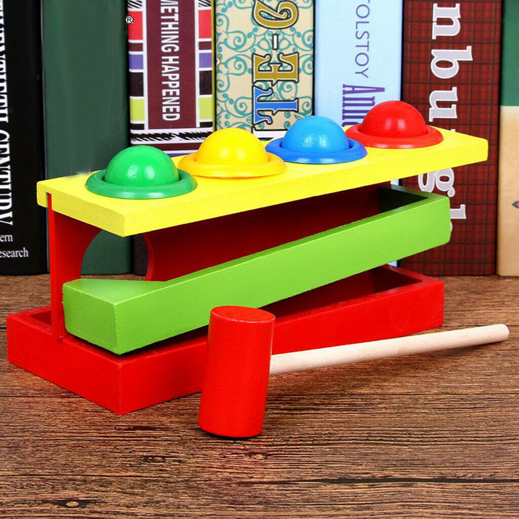 Infant Wood Hammering Ball Educational Developmental Toys Birthday Gift