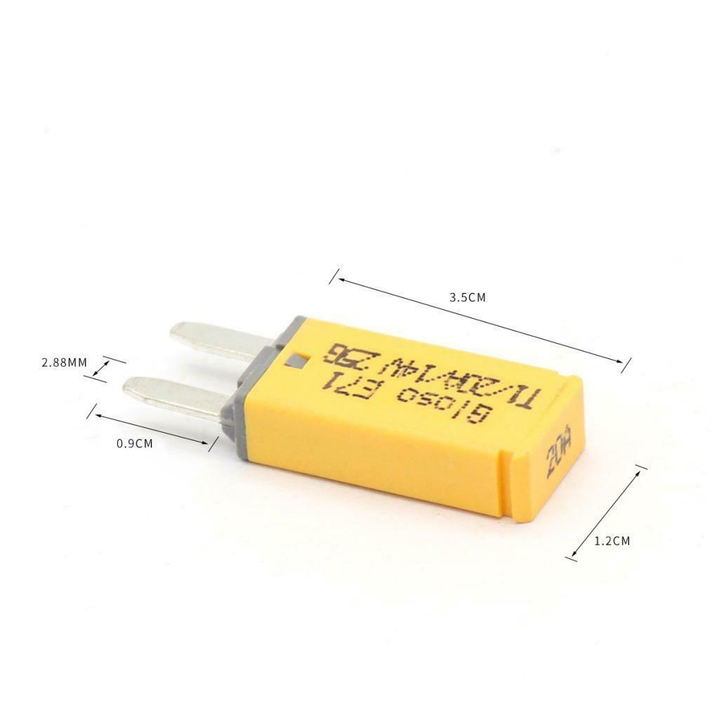 20A 14V Car Automotive Reset Circuit Breaker Blade Fuse Over-current Protection