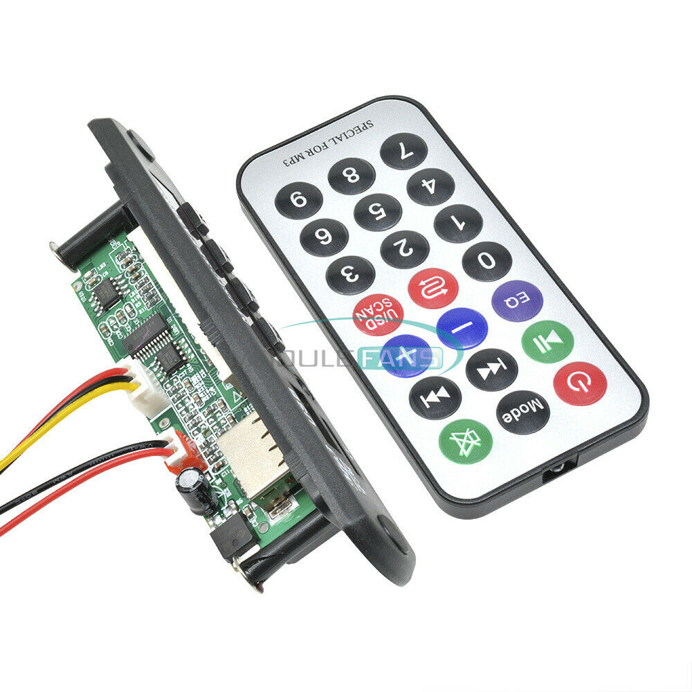 DC12V 2*15W Power Amplifier MP3 Decoder Board 5.0 Bluetooth w/ Radio FM Function