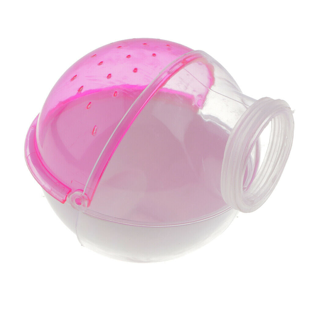 2 Pcs Plastic Hamster Mouse Gerbille Pet Bathroom Cage Box Bath Sand Room