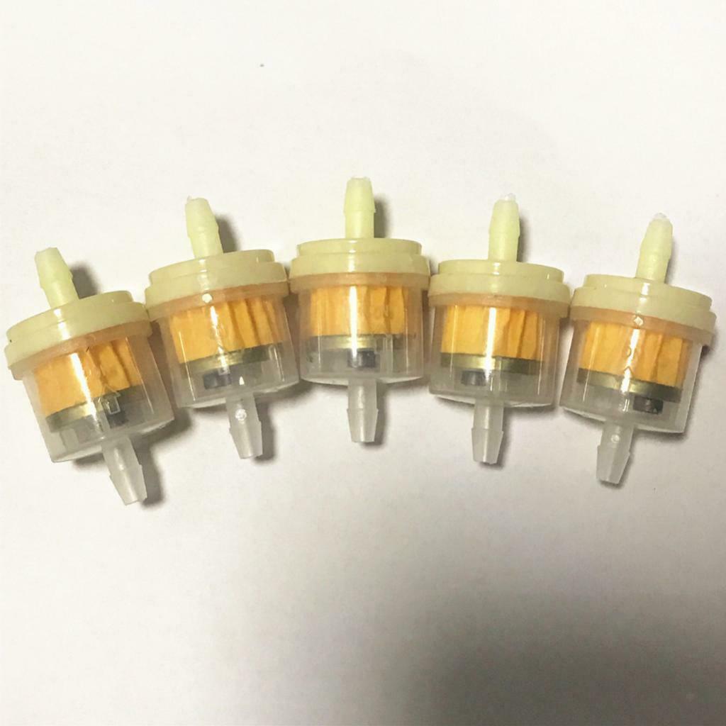 6mm 1/4" Gas Fuel Filter Petrol for Motorcycle Car Dirt Bike Scooter