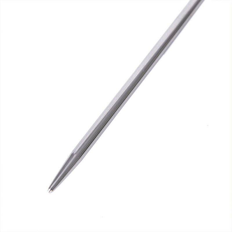 11pcs Stainless Steel Circular Knitting Needles Crochet Hook Weave 47"120cm BDA