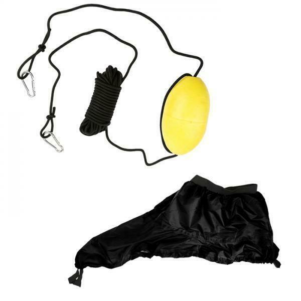 30'Kayak Anchor Trailer Rope Throw Line Float + Adjustable Kayak Spray Skirt