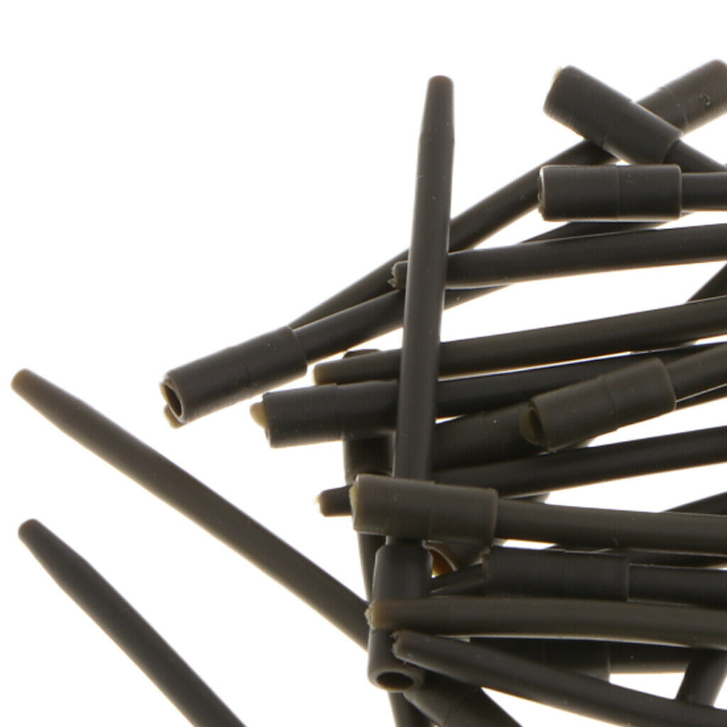 100Pcs Lightweight Inline Lead Inserts Sleeves Rig Tube Carp Fishing Tackle