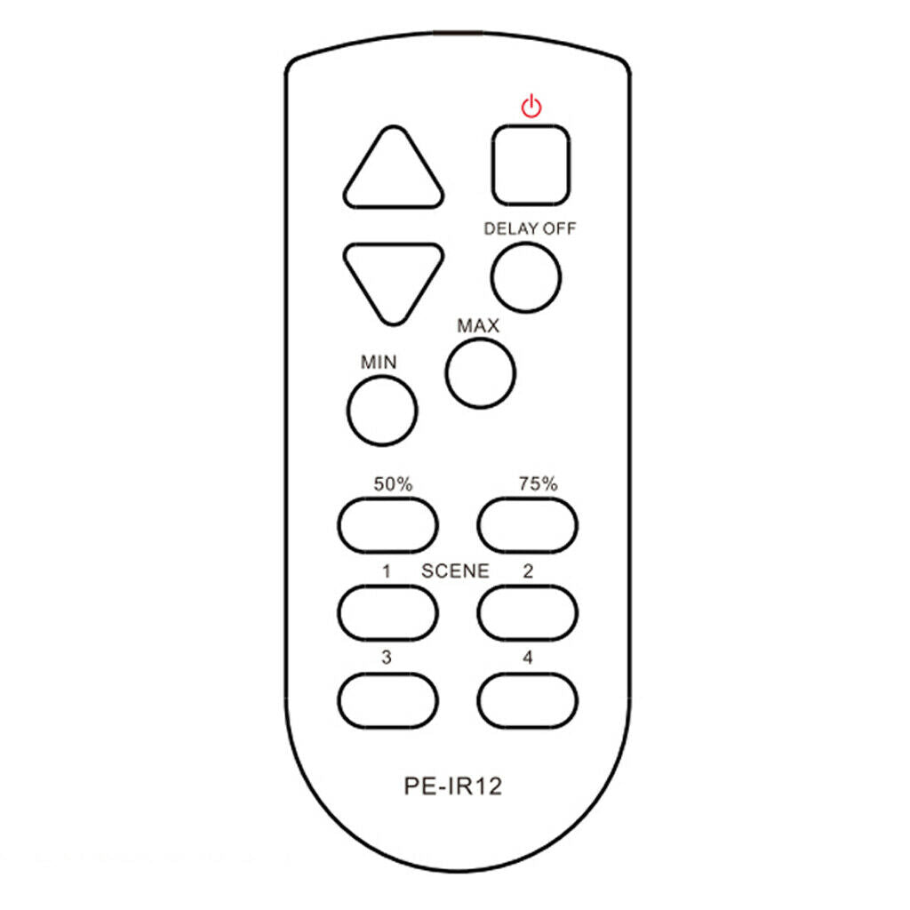 1 Set High Quality 100W Touch-type Stepless Dimming + Remote Control Switch