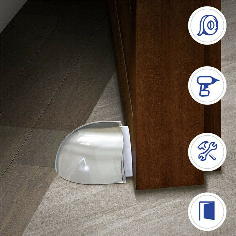 Door Wedge Rubber Heavy Duty Stop Strong Stopper Non Slip Stopper Rubber .l8