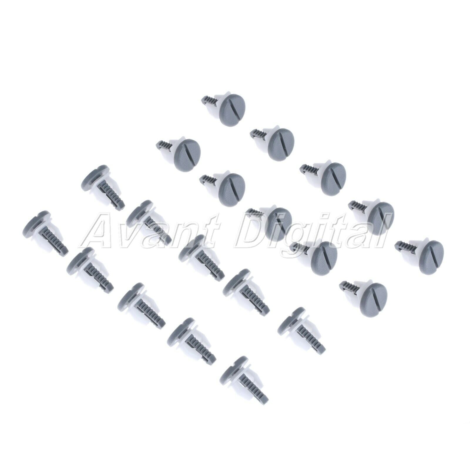 20x Fasteners Door Plate Fixed Clip Cover for Volvo Mercedes Benz Universal