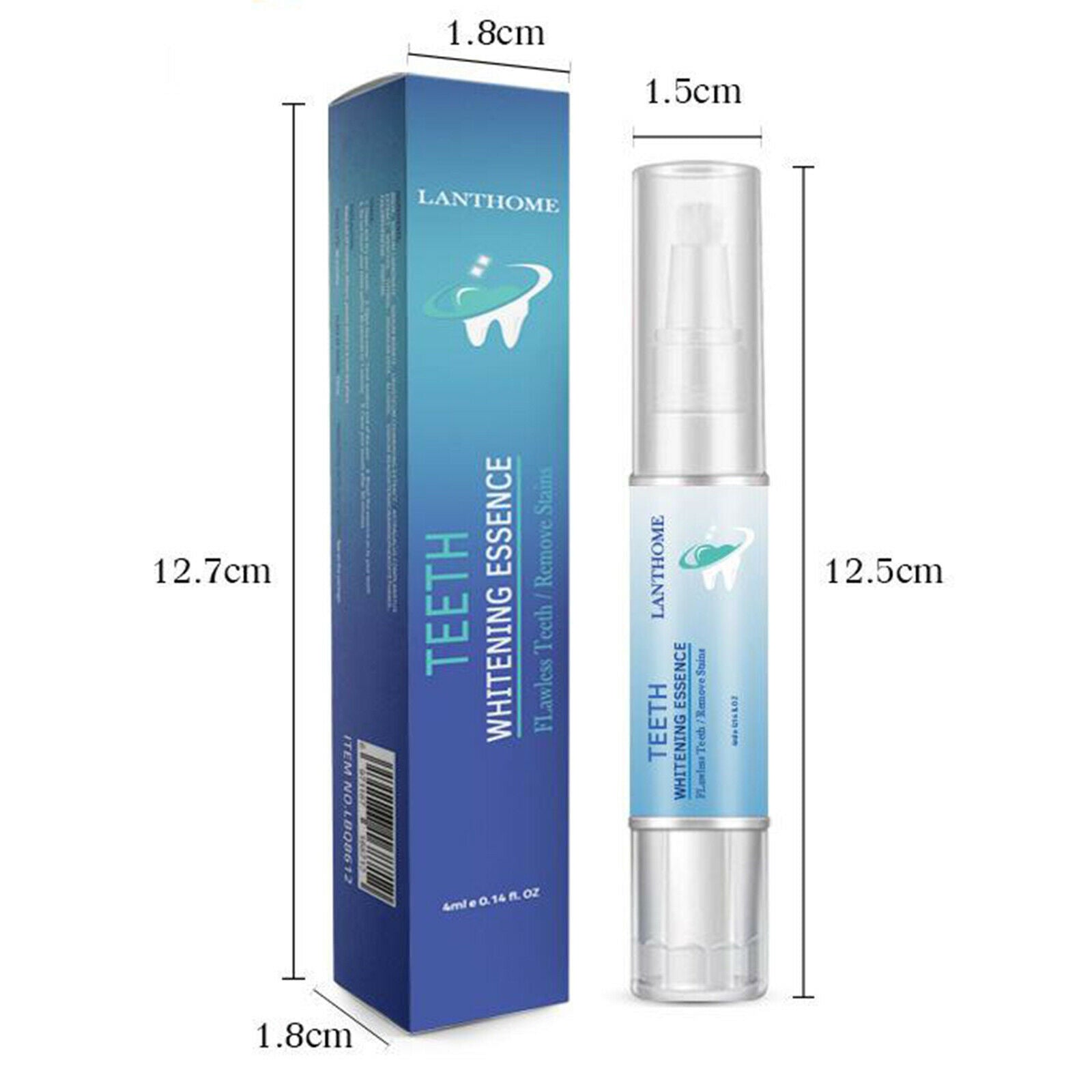 1Pc Oral Care 4ml Teeth Whitening Essence Pen Remove Plaque Easy to Use Safe