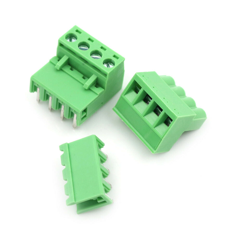 20pcs 5.08mm Pitch 4Pin Plug-in Screw PCB Terminal Block Connector F ziTEUSJ SJ