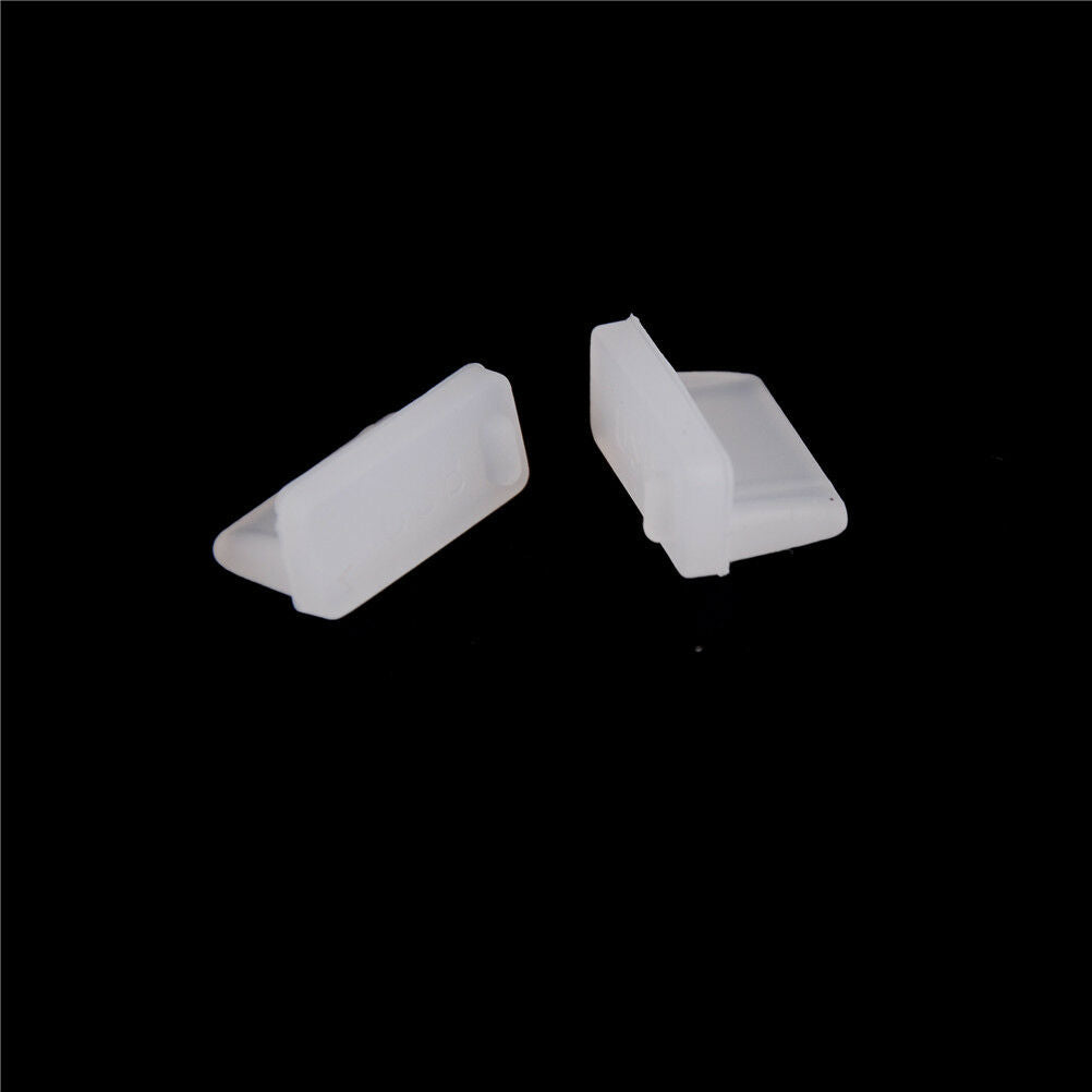 10pcs Clear Rubber A Type Female USB Anti Dust Protector Plugs Stopper CoverBDA