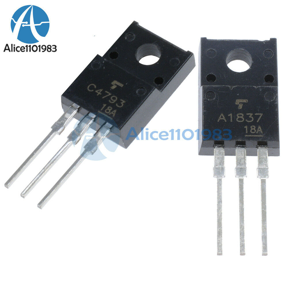 5Pairs/10PCS 2SA1837 + 2SC4793 A1837 C4793 Transistor IC