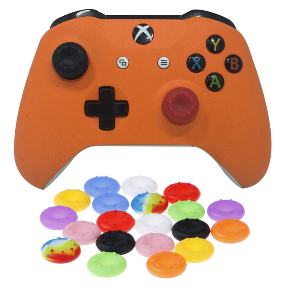 1Set silico thumb stick grip cover for PS4 XBox one controller thumb stic.l8