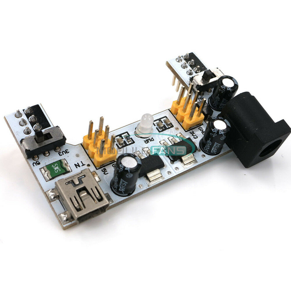 Mini USB MB102 Breadboard DC7-12V Power Supply Module For Arduino Bread Board
