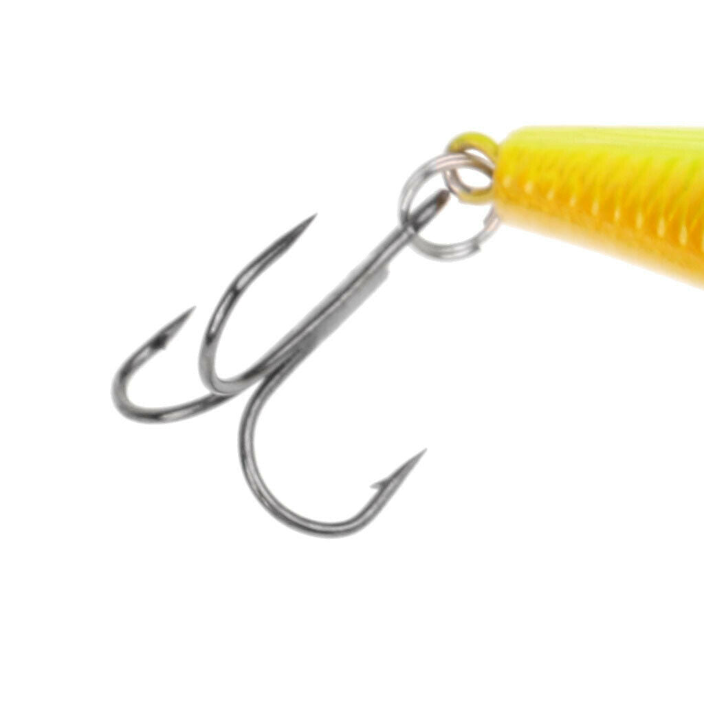 Lot 5pcs Hard Plastic Popper Fishing Lures Bait Bass CrankBaits Hooks Tackle