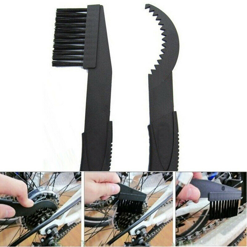 3X Bike Cycling Bicycle Chain Clean Dry Brush Cleaner Scrubber Tool ABS Plastic