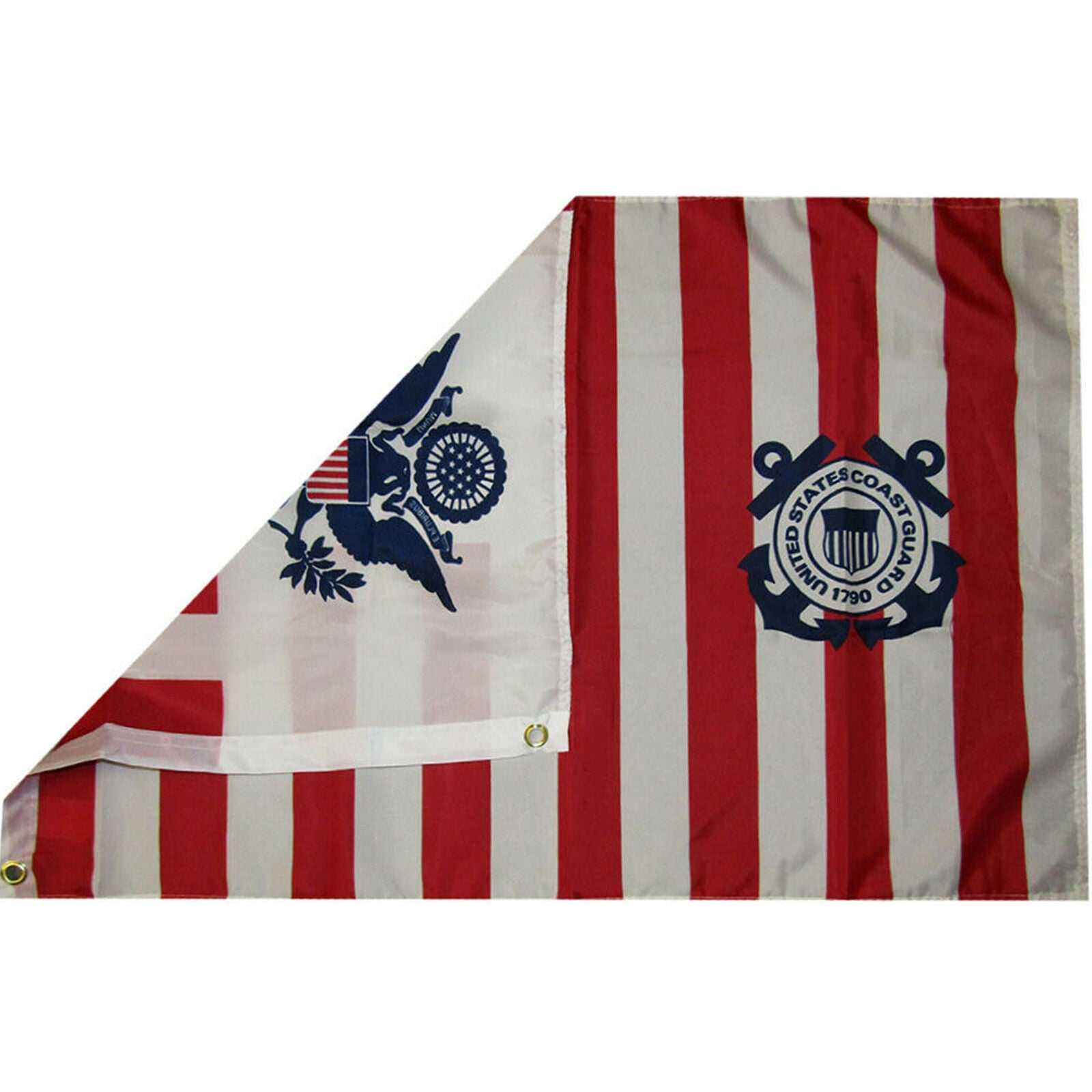 2x3 United States Coast Guard Ensign 1799 Flag 100D Woven Poly Nylon 2'x3' Flag