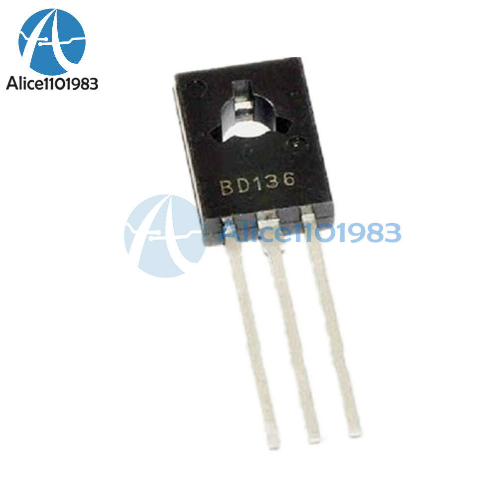 20PCS BD136 TO-126 PNP Power Transistors BD136 IC