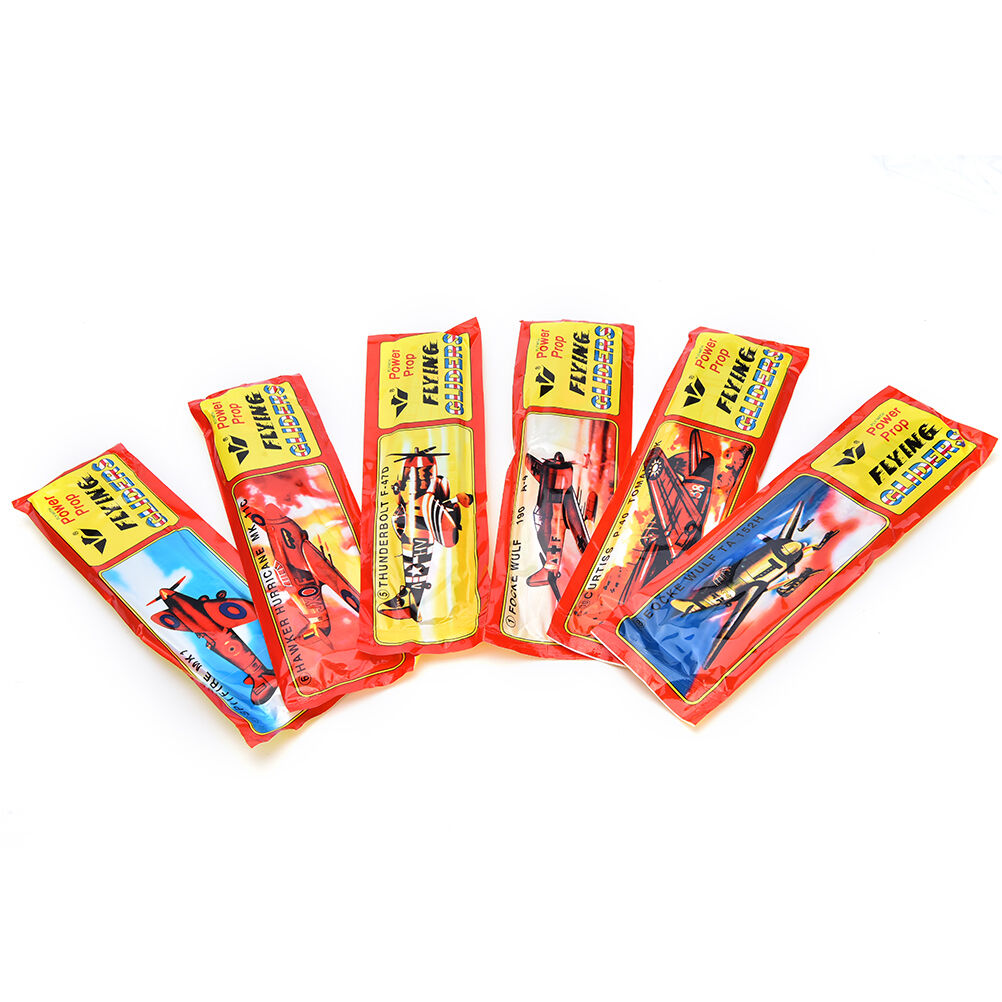 12X/Set Foam Glider Prop Flying Gliders Plane Aeroplane Children DIY To.l8