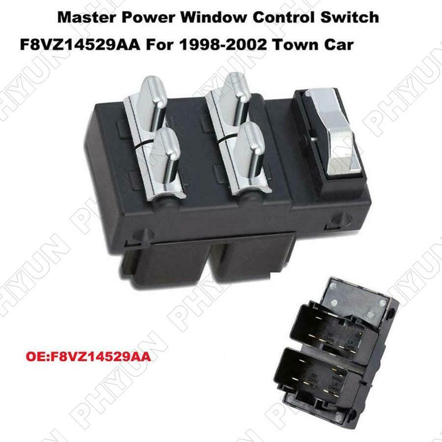 Car Front Left Side Power Window Switch Master For Lincoln Town 1998-2002