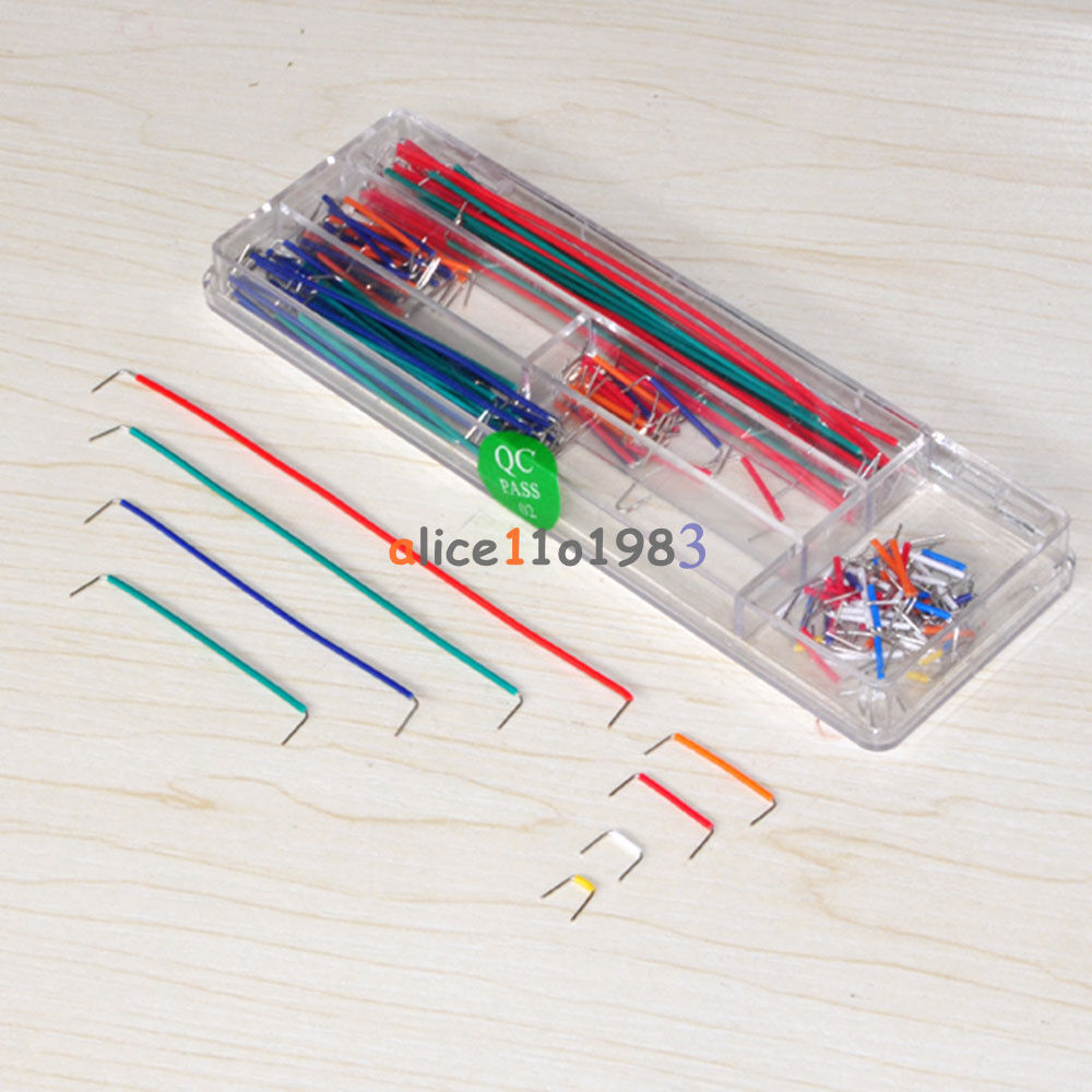 140pcs U Shape Solderless Breadboard Jumper Cable Wire Kit + 65PCS cables DIY