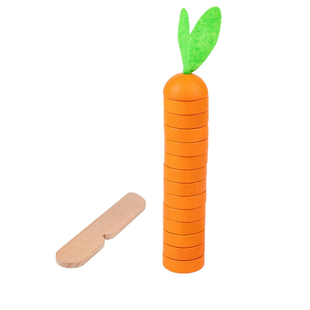 Wood Simulation Radish Early Learning Balancing Toys Gift for Boys Girls