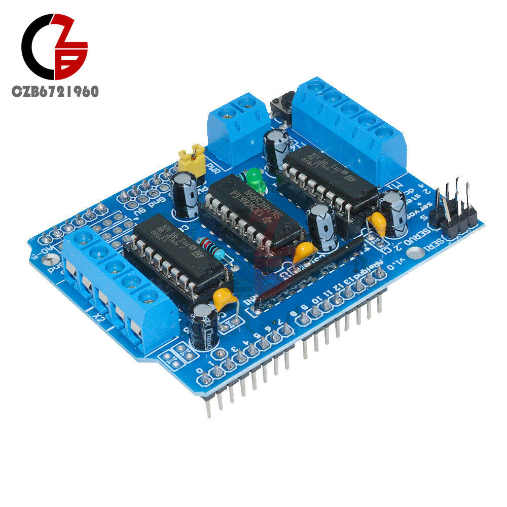 2PCS Motor Drive Shield Expansion Board L293D for Arduino Mega UNO Duemilanove