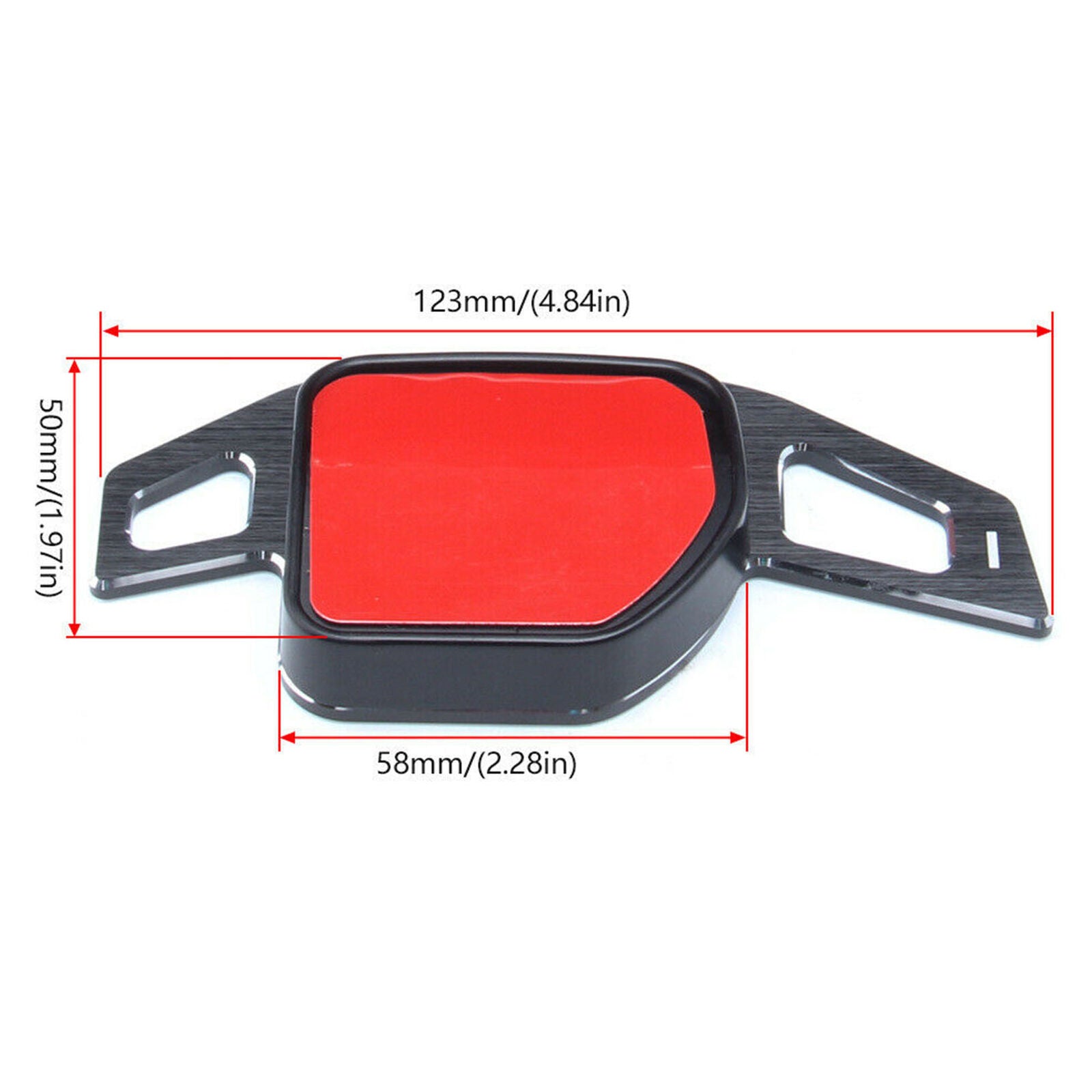 For AUDI Aluminum Black Paddle Shifters Extensions Steering Wheel Gear Shifters
