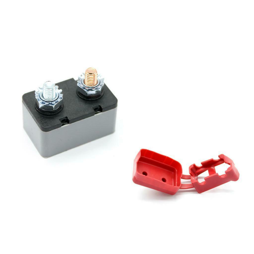 2pcs Car Marine Boat Audio Circuit Breaker Manual Reset Fuseholder  40AMP