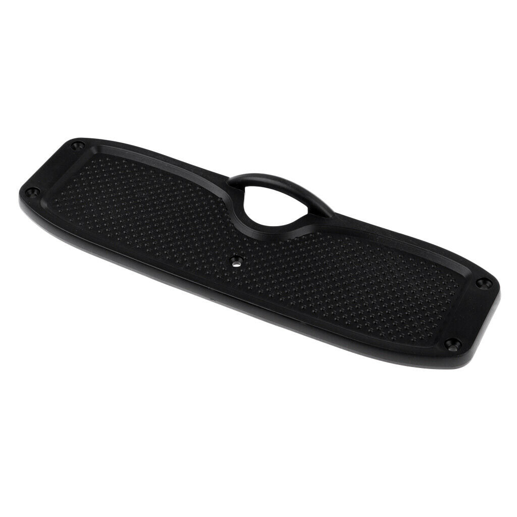 Black Lightweight Transom Plate for Inflatable Boat Rubber Dingy Yacht Fishing