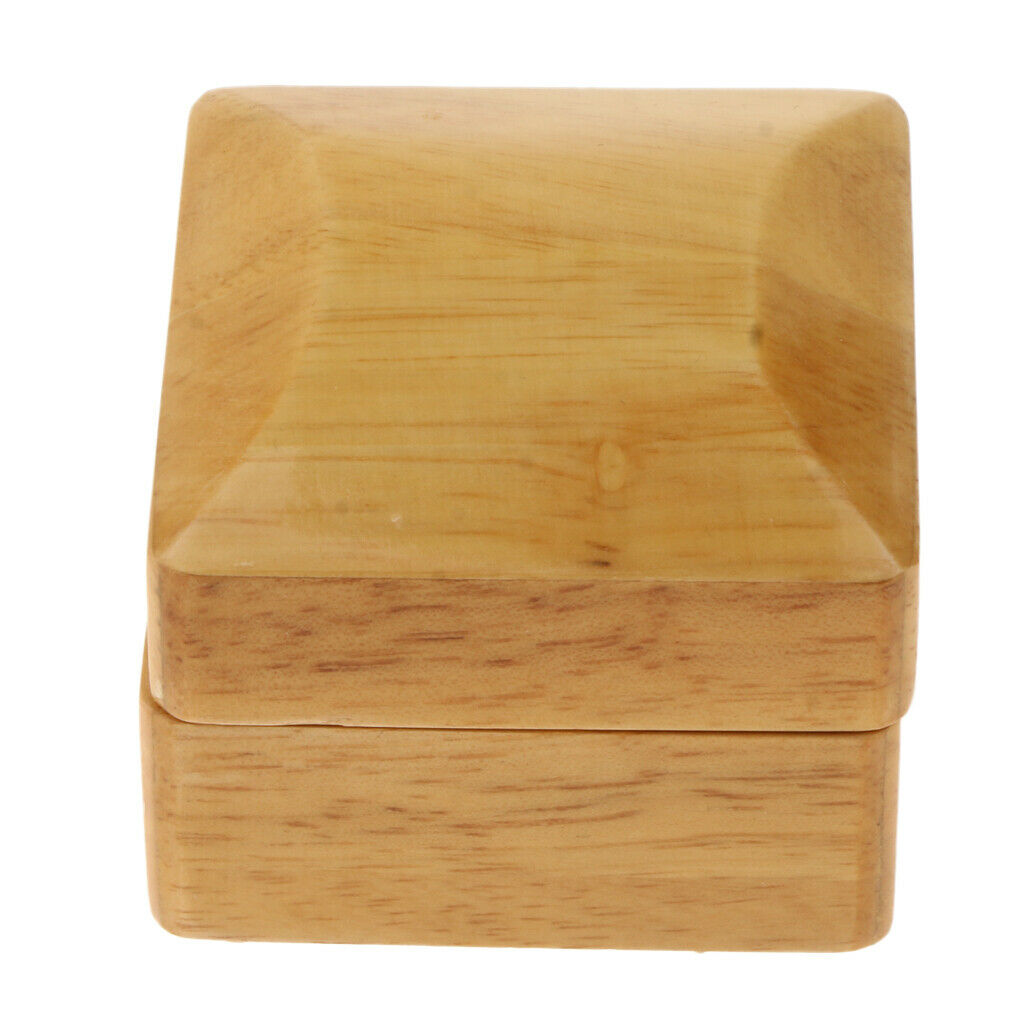 Solid Wood Ring Gift Box Handmade Decorative Jewelry Storage Box Collection
