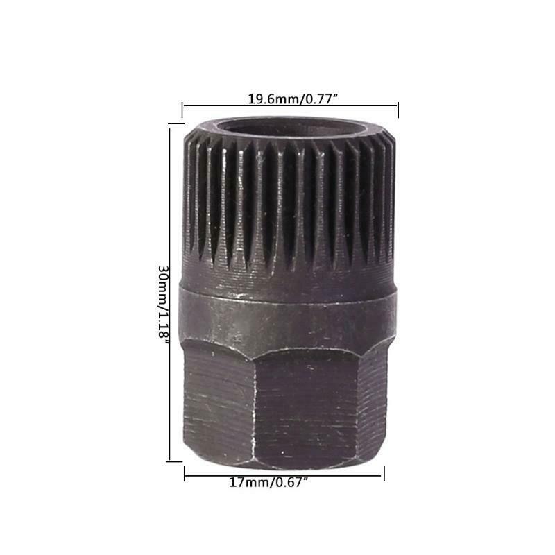 Spline Alternator Clutch Free Wheel Pulley Removal Tools Installations Socket