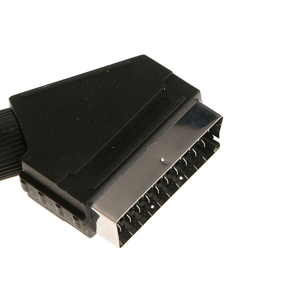 RGB Scart Cable TV Lead Black PVC Copper for Sega  2 Mega Drive MD 2