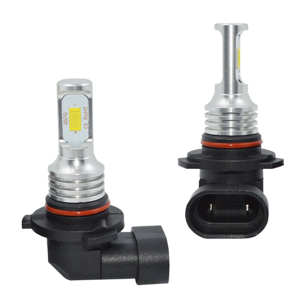 2 Pcs Bright 1700-1800K DC12-24V Vehicle Foglight Headlight Bulbs 9006-3570