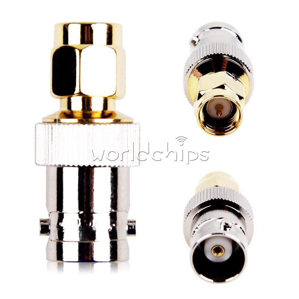 Connector BNC Female/Male Buchse Jack To SMA Male/Female Plug Stecker RF Adapter