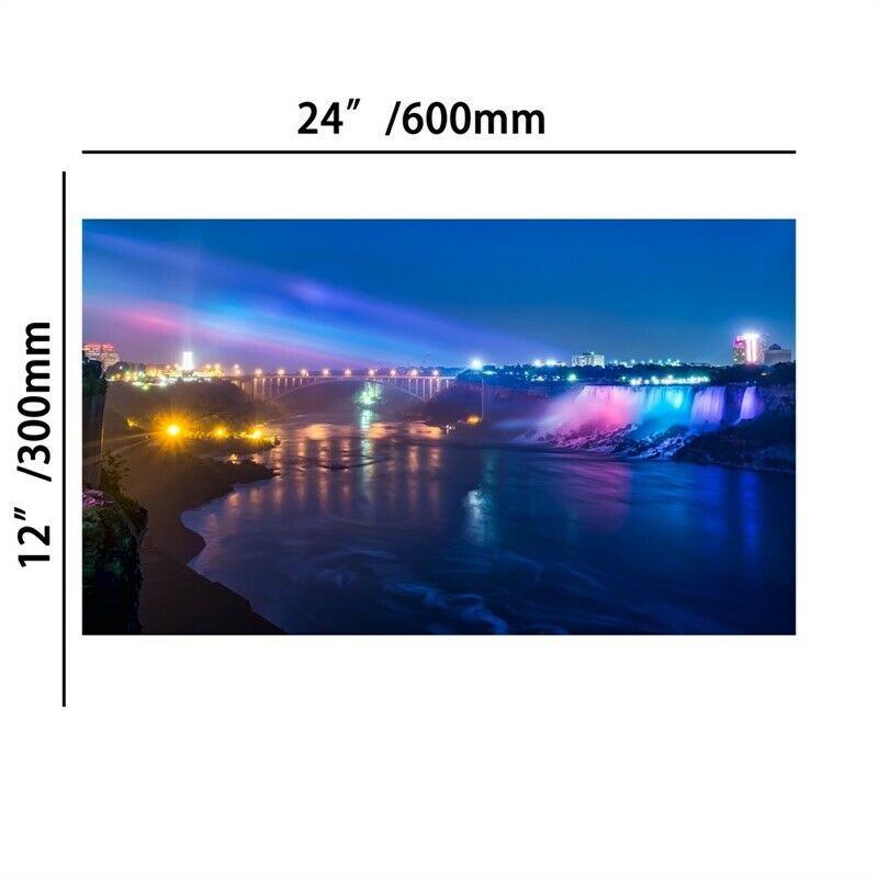 24*12in Wonderful Lights Art Poster Wall Hanging Decoration Canvas Prints