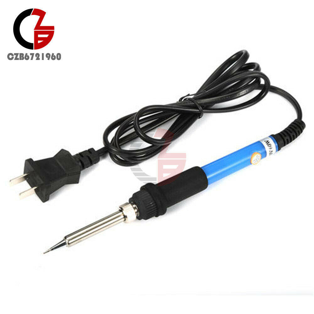 60W Iron Plated Tip Electric Soldering Tool For Welding Lead-free Semiconductors