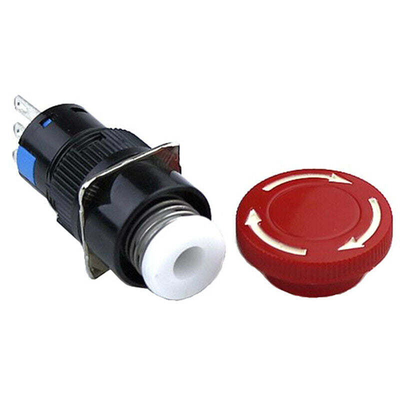 1PCS Red Mushroom 5A Emergency Stop Push Button Swit.l8