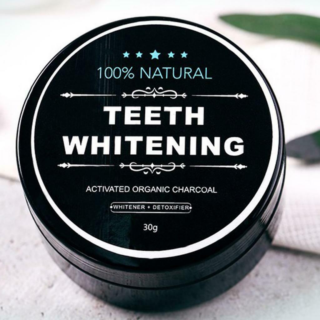 Activated Charcoal Powder Effectively Stains Remover Black Teeth Whitening