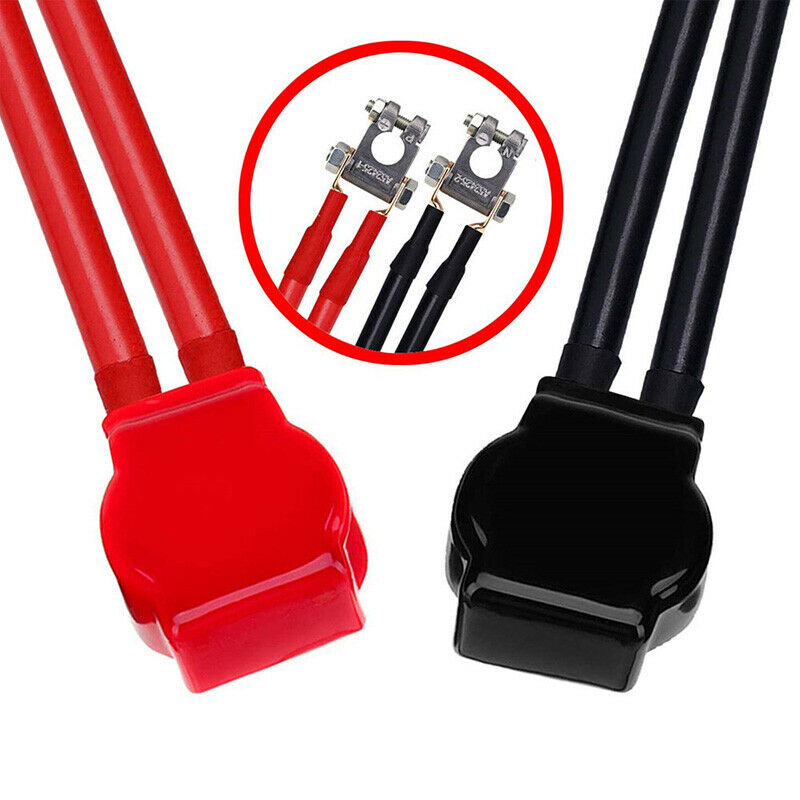 Military Battery Terminal Top Post Kit with Cover for Marine Car Boat RV Vehicle