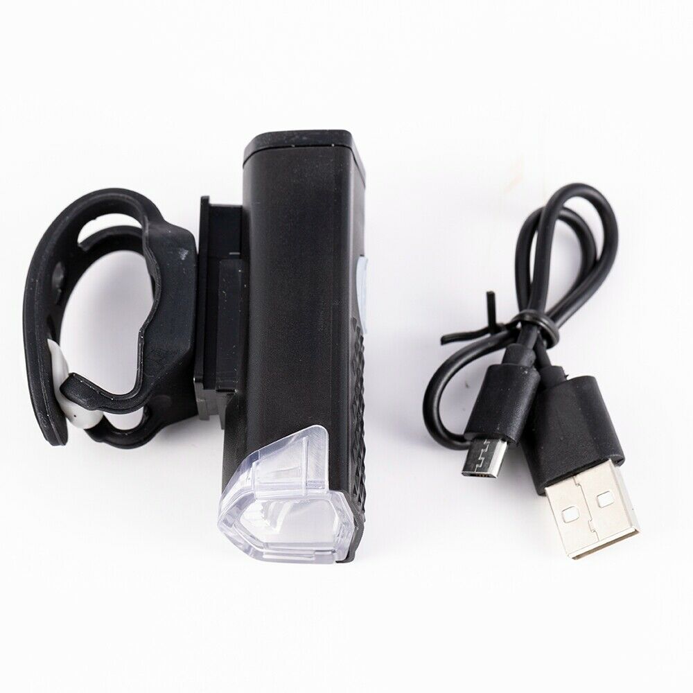 LED USB Waterproof Rechargeable Bicycle Light Headlamp Headlight Bike Front Lamp