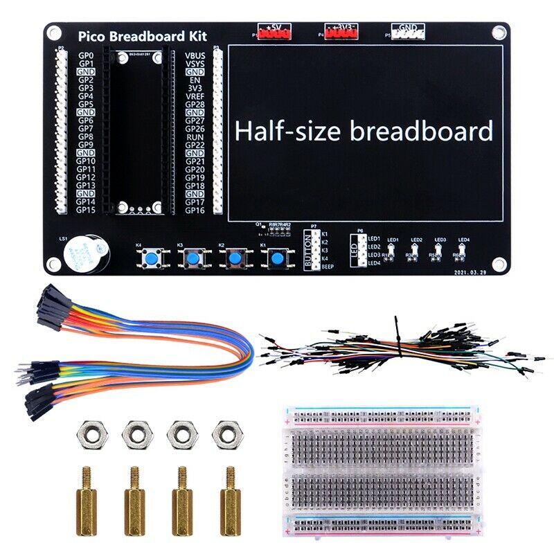 For Raspberry Pi Pico Basic Starter Kit,for Raspberry Pi Pico BreadBoard Kit wJ9