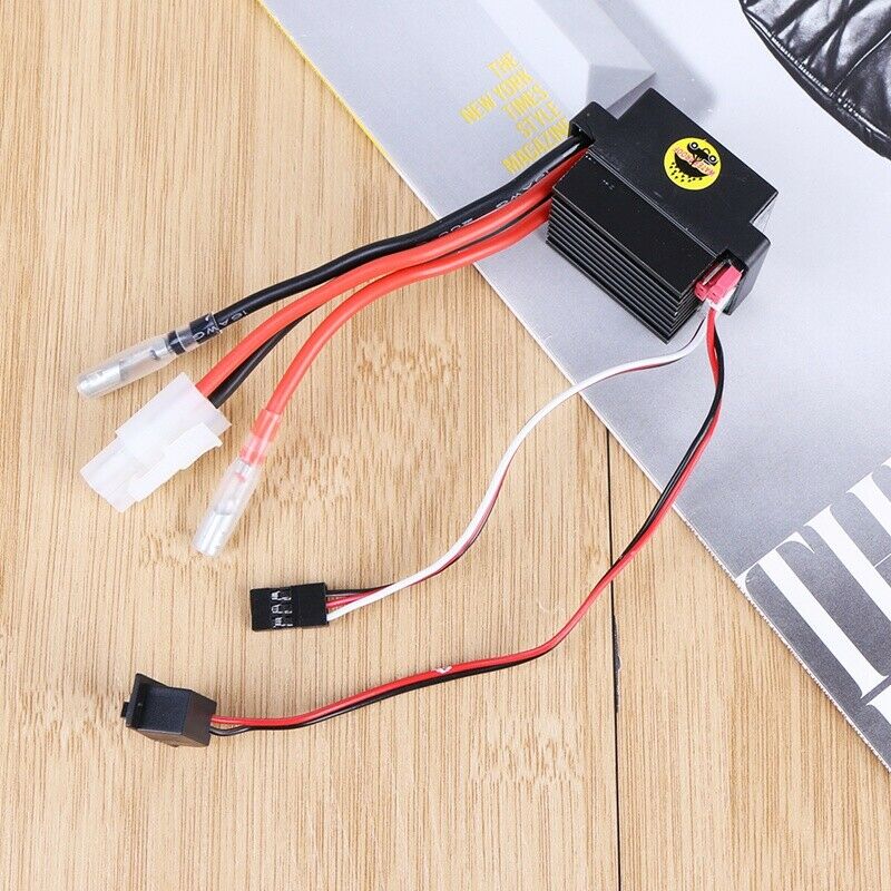 Rc ESC 320A 6-12V Brushed ESC Speed Controller with 2A BEC for RC Boat U6L5 C8Y9